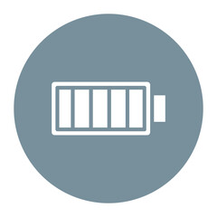 Full Battery icon vector image. Can be used for Battery and Power.