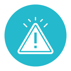 Warning icon vector image. Can be used for Archery.