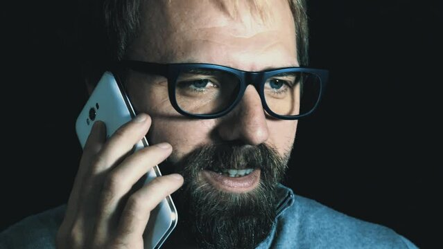  Evening Phone Call: A Serious Dialogue in Shadows