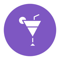 Cocktails icon vector image. Can be used for Bowling.
