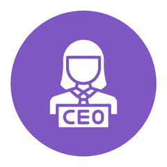 CEO icon vector image. Can be used for Diversity.