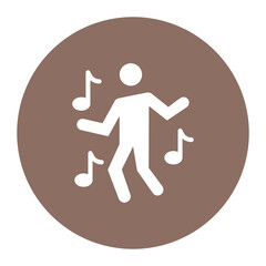 Dancer icon vector image. Can be used for Diversity.
