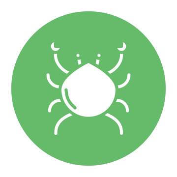 Crab icon vector image. Can be used for Beach Resort.