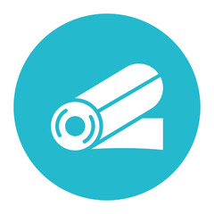 Rolled Steel icon vector image. Can be used for Mettalurgy.