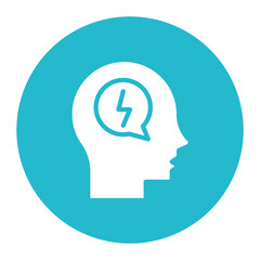Mental Disorders icon vector image. Can be used for Psychology.