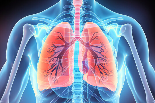 Detailed anatomy of the human lungs