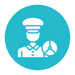 Driver icon vector image. Can be used for Golf.