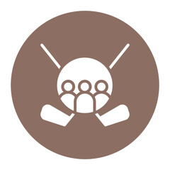 Group Golf icon vector image. Can be used for Golf.