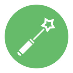 Magic icon vector image. Can be used for Fairytale.