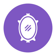 Magic Mirror icon vector image. Can be used for Fairytale.