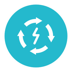 Renewable Energy icon vector image. Can be used for Global Warming.