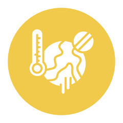 Stop Global Warming icon vector image. Can be used for Global Warming.