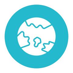 World icon vector image. Can be used for Crisis Mangement.