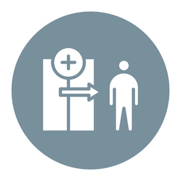 Outpatient Care icon vector image. Can be used for Nursing.