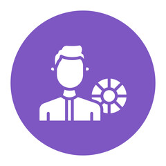 Lifeguard Male icon vector image. Can be used for Public Services.