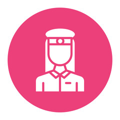 Marine Female icon vector image. Can be used for Public Services.