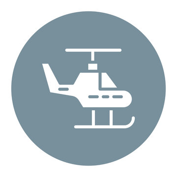 Helicopter icon vector image. Can be used for Public Services.