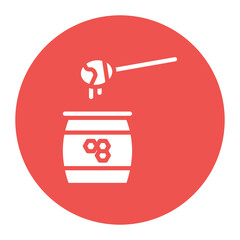 Honey icon vector image. Can be used for Agriculture.