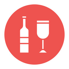 Sherry icon vector image. Can be used for Bar.