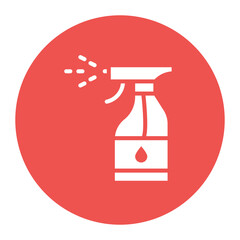 Spray Bottle icon vector image. Can be used for Laundry.