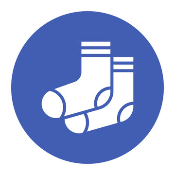 Socks icon vector image. Can be used for Laundry.