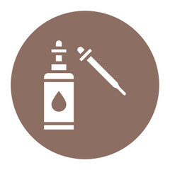 Serum icon vector image. Can be used for Dermatology.