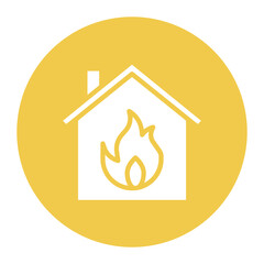 Arson icon vector image. Can be used for Human Rights.