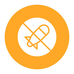 No War icon vector image. Can be used for Human Rights.