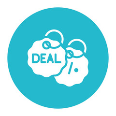 Deals icon vector image. Can be used for Online Store.