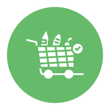 Checkout Cart icon vector image. Can be used for Ecommerce Store.