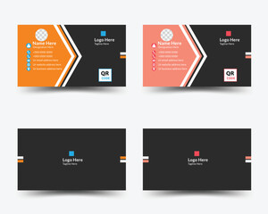 Unique business card design, Double sided business card, Color variation business card design, Modern business card, Business card use for business and personal, Simple and Standard business card .