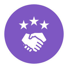 Dedication icon vector image. Can be used for Achievements.