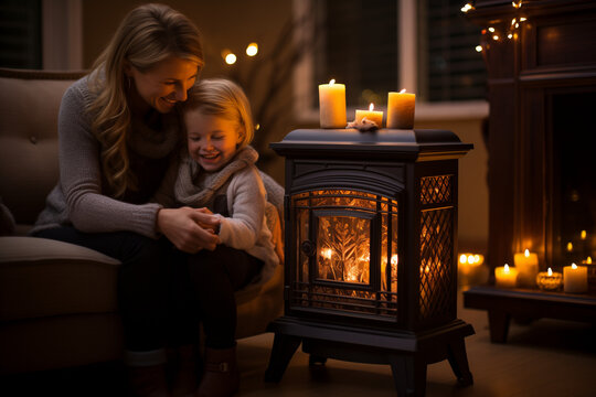Feel the warmth of home and hearth with cozy images that embody comfort and security