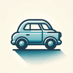 Free vector small car illustration
