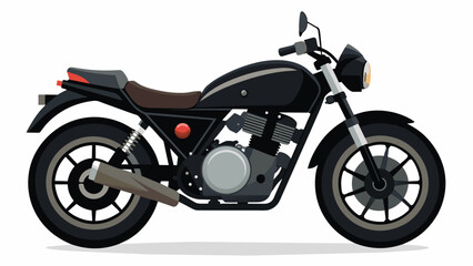 Obraz na płótnie Canvas motorcycle silhouette vector art 