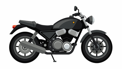 motorcycle silhouette vector art 
