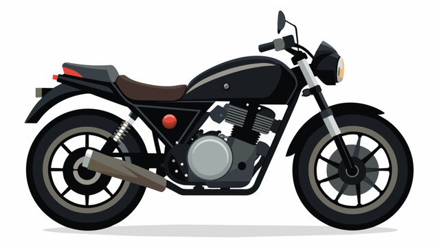 motorcycle silhouette vector art 