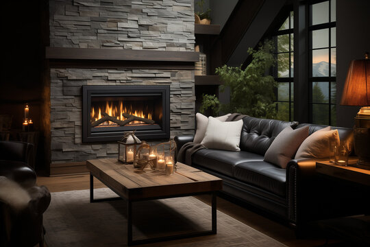Feel the warmth of home and hearth with cozy images that embody comfort and security