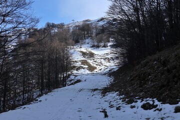 Campitello Matese - Scorcio di Colle del Monaco dalla pista Del Caprio