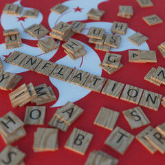 Inflation In Hong-Kong With Scrabble Letters