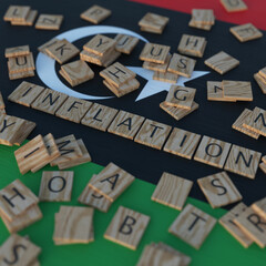 Inflation In Libya With Scrabble Letters