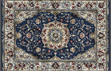 Frame carpet colorful geometry pattern