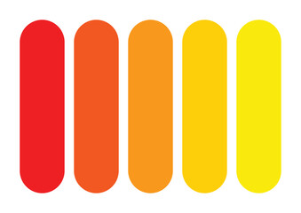 Sunset Radiance: Red, Orange, and Yellow Color Palette