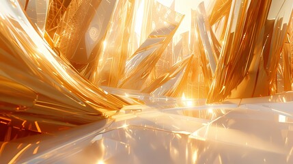 commercial background features glitter golden fabric textures 
