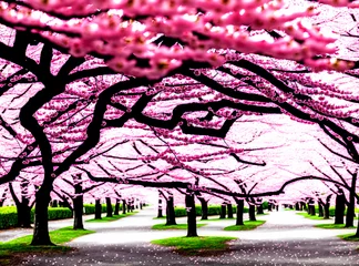 Foto op Plexiglas cherry blossom in spring © 남형 김