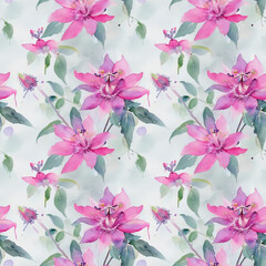Obraz premium seamless floral background