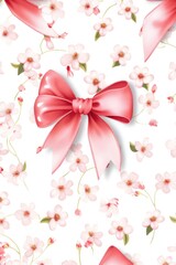 Pink bows background