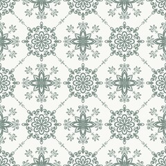 seamless background vector damask pattern 
