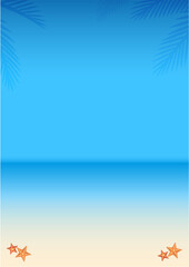 background with palm trees and sun, background with palm trees, beach background