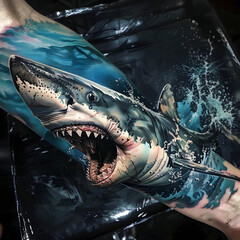 Artwork of a Shark Generative AI
